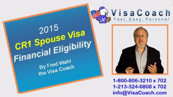 Financial Eligibility Requirements for CR-1 Spouse Visa CR1 FAQ #7