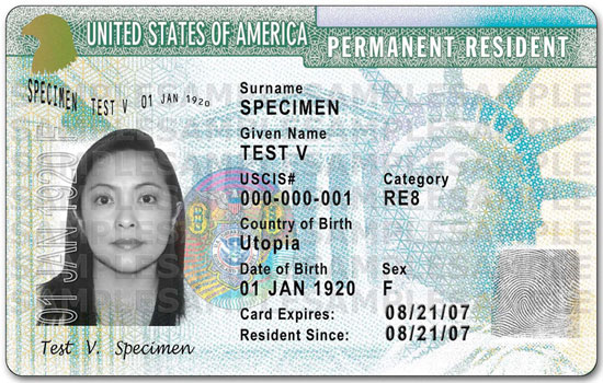 Green Card With Images Green Card Renewal Green Card Usa